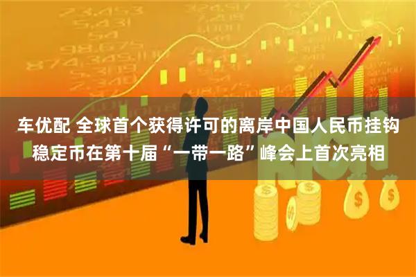 车优配 全球首个获得许可的离岸中国人民币挂钩稳定币在第十届“一带一路”峰会上首次亮相