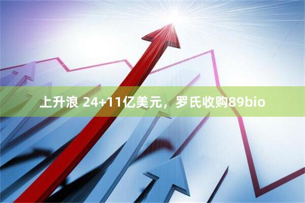 上升浪 24+11亿美元，罗氏收购89bio