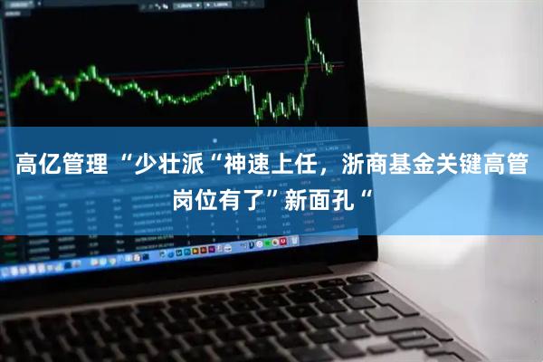 高亿管理 “少壮派“神速上任，浙商基金关键高管岗位有了”新面孔“